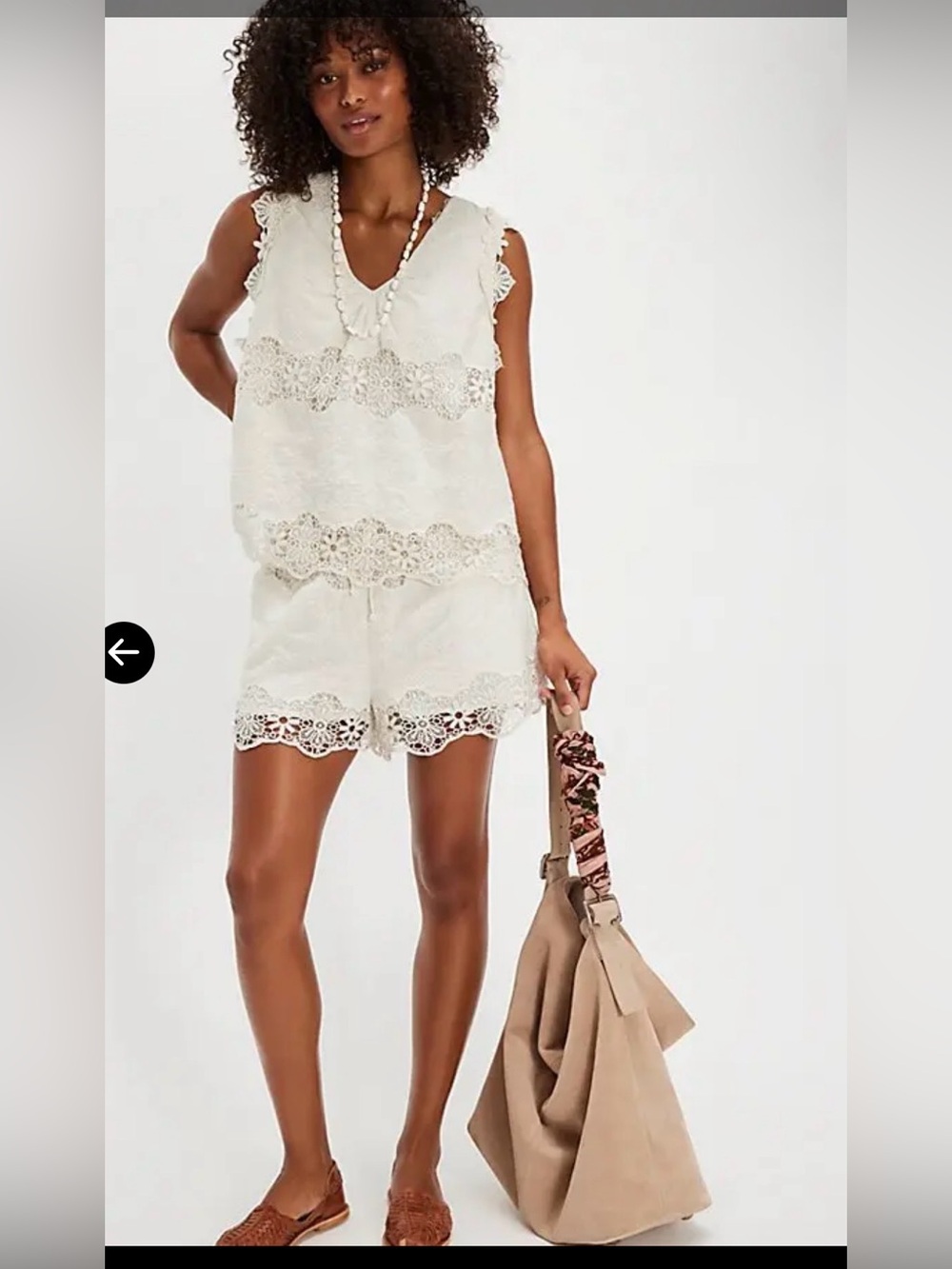 Free People Ashtin Set in Ivory **Gorgeous!!**